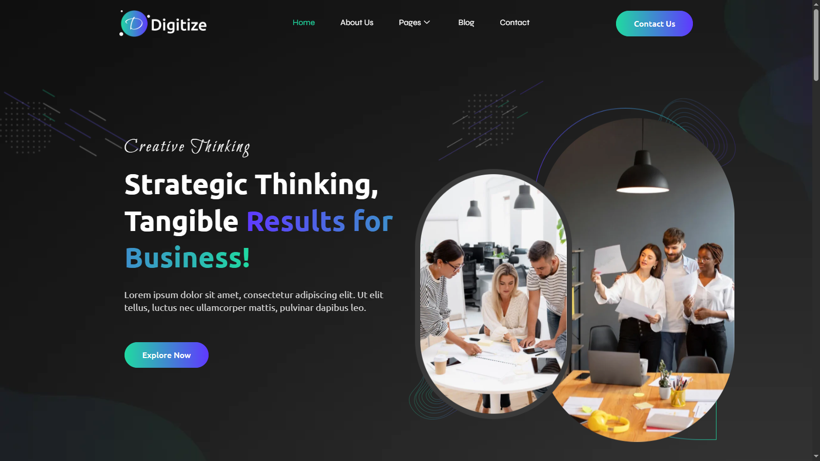 Digitize Agency Template